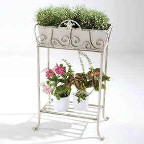 Flower House scaffale metallo Verdelook con vaso