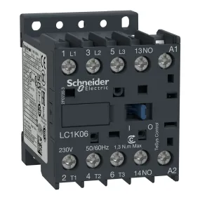 LC1K0610G7 Schneider | Contacteur 6A | Bobine 120Vca | 3NO